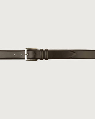 Cintura classica Calf in pelle 3,5 cm