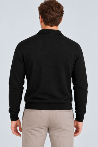 Pullover collo tennis