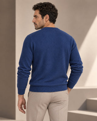 Pullover girocollo cashmere