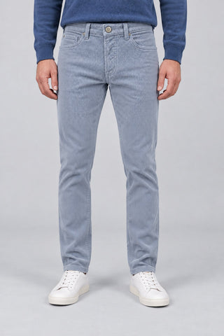 Pantaloni 5 tasche velluto
