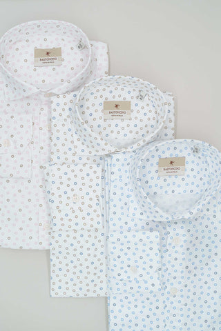 Camicia microfantasia regular