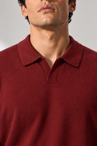 Pullover collo tennis