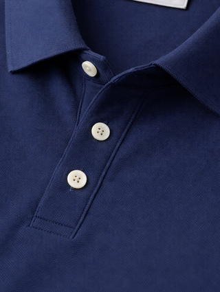 Polo collo camicia manica lunga