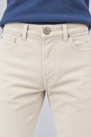 Pantaloni 5 tasche velluto