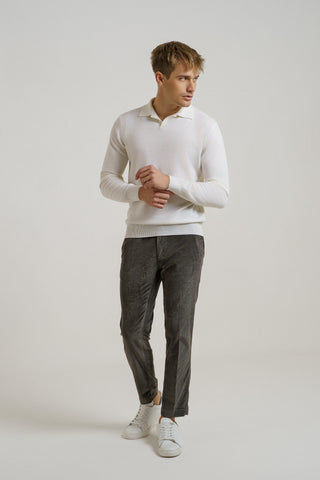 Pantalone in velluto millerighe