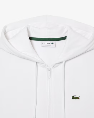 Felpa con cappuccio in pile con zip