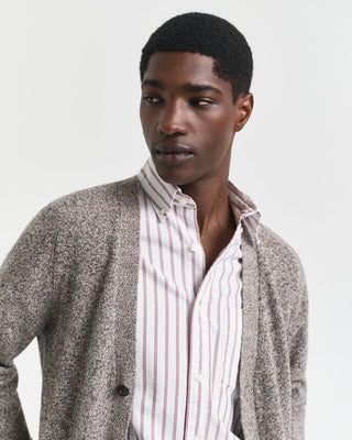 Cardigan in misto lana mouliné