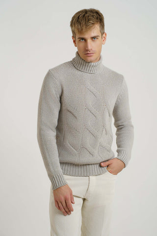 COLLO ALTO TRECCIONE CASHMERE