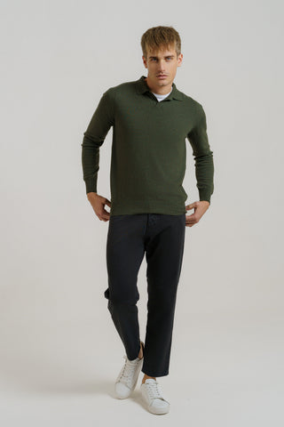 Pullover collo tennis