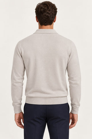 Pullover collo tennis
