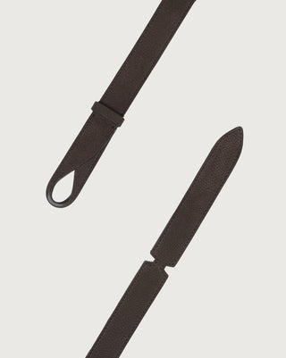 Cintura NoBuckle Nabucco in pelle nabuk