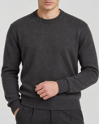 Pullover con dettagli a coste