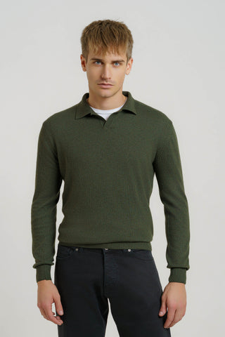 Pullover collo tennis