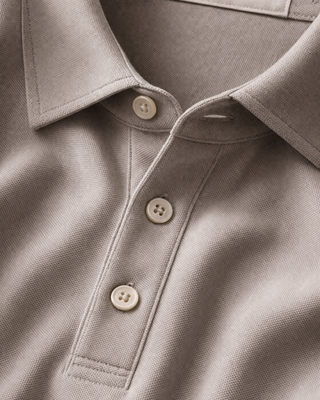 Polo collo camicia manica corta