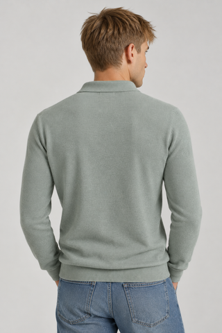 Pullover collo tennis