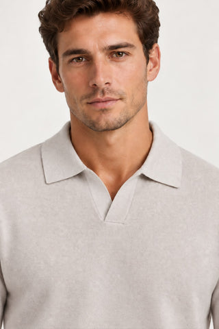 Pullover collo tennis