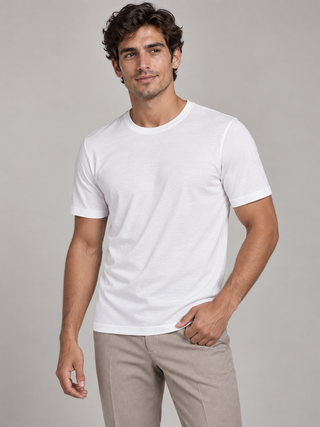 T-shirt in cotone e modal