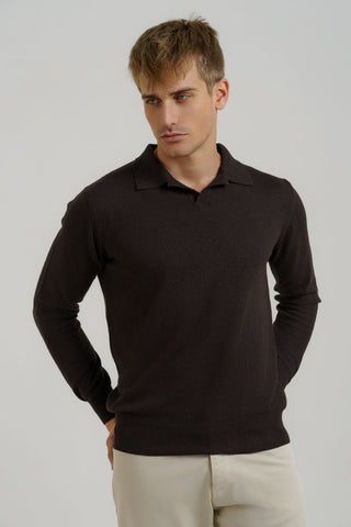 Pullover collo tennis