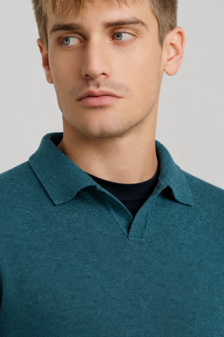 Pullover collo tennis