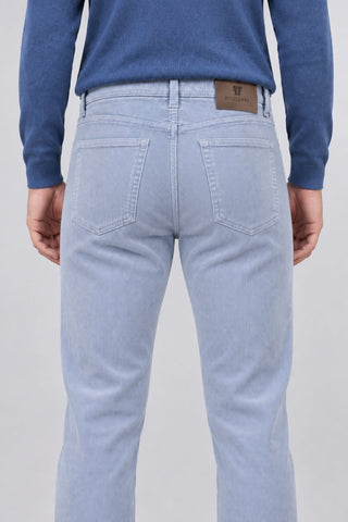 Pantaloni 5 tasche velluto
