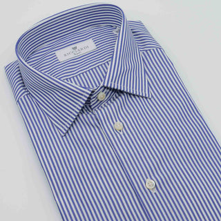 Camicia classica in cotone doppio ritorto collo italiano