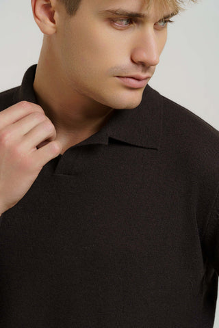 Pullover collo tennis