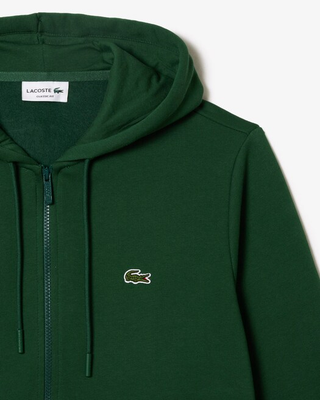 Felpa con cappuccio in pile con zip