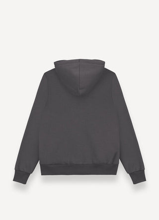 Felpa full zip in cotone