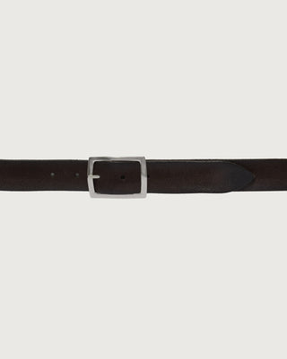 Cintura reversibile Hunting Double in pelle 3,5 cm