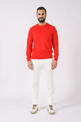 Maglia girocollo in cashmere