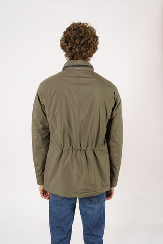 Field jacket in tessuto tecnico