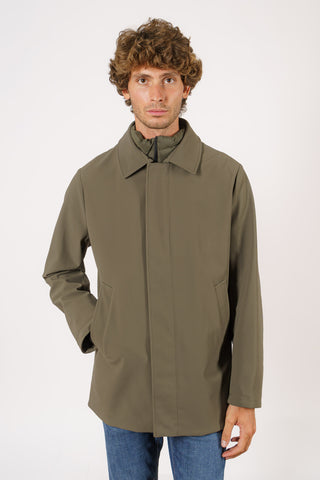 Parka in tessuto tecnico idrorepellente