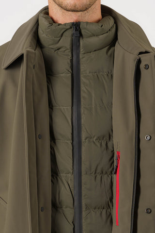 Parka in tessuto tecnico idrorepellente