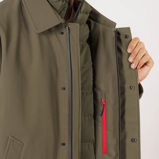 Parka in tessuto tecnico idrorepellente