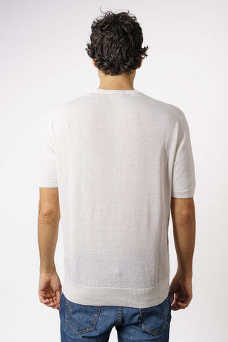 T-shirt in lino /cotone