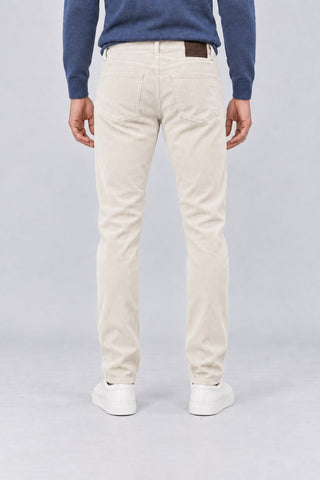 Pantaloni 5 tasche velluto