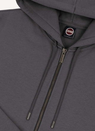 Felpa full zip in cotone