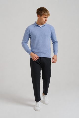 Pullover collo tennis