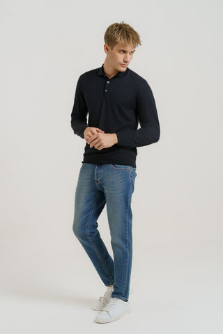 Polo in merino