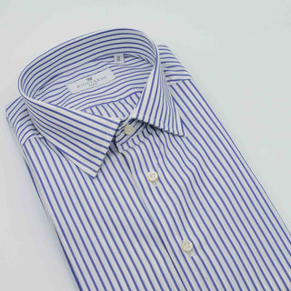 Camicia classica in cotone doppio ritorto collo italiano