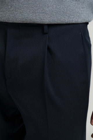 Pantaloni in fresco lana