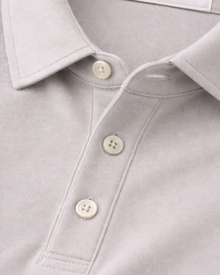 Polo collo camicia manica lunga