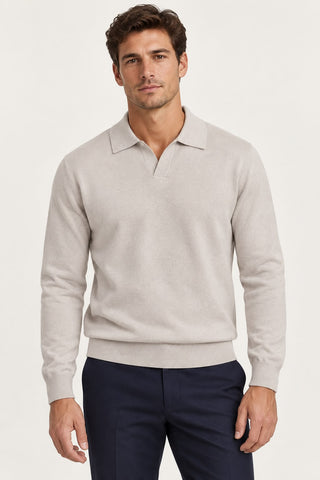 Pullover collo tennis