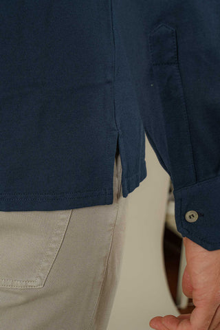 Polo camicia piquet manica lunga