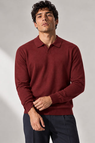 Pullover collo tennis