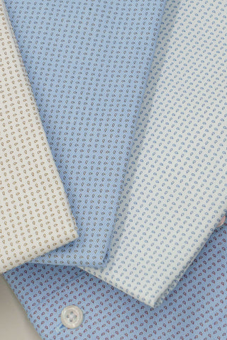 Camicia microfantasia slim