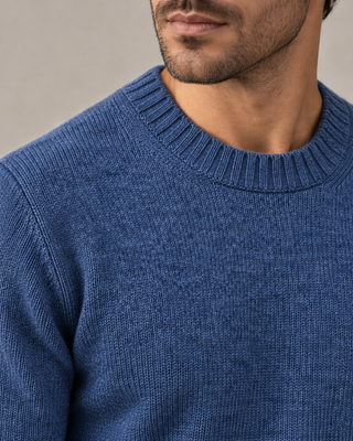 Pullover girocollo cashmere