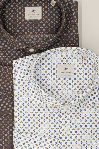 Camicia microfantasia slim