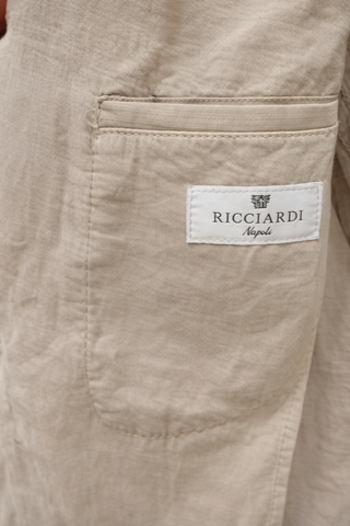 Giacca in lino e cotone
