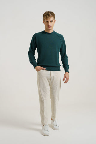 Pantaloni 5 tasche velluto